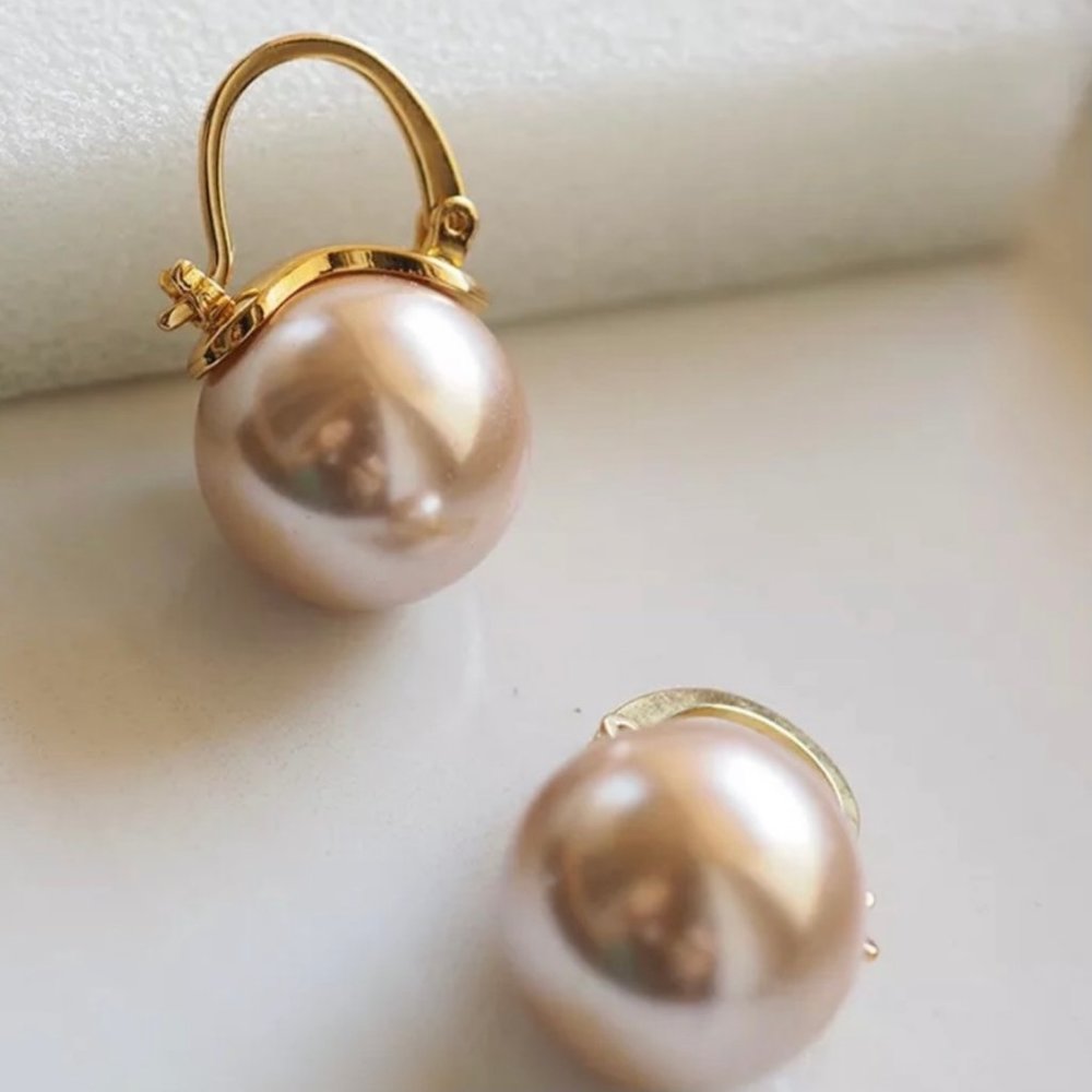 Kate Spade earrings rose gold pearl earrings - Picture 4 of 4